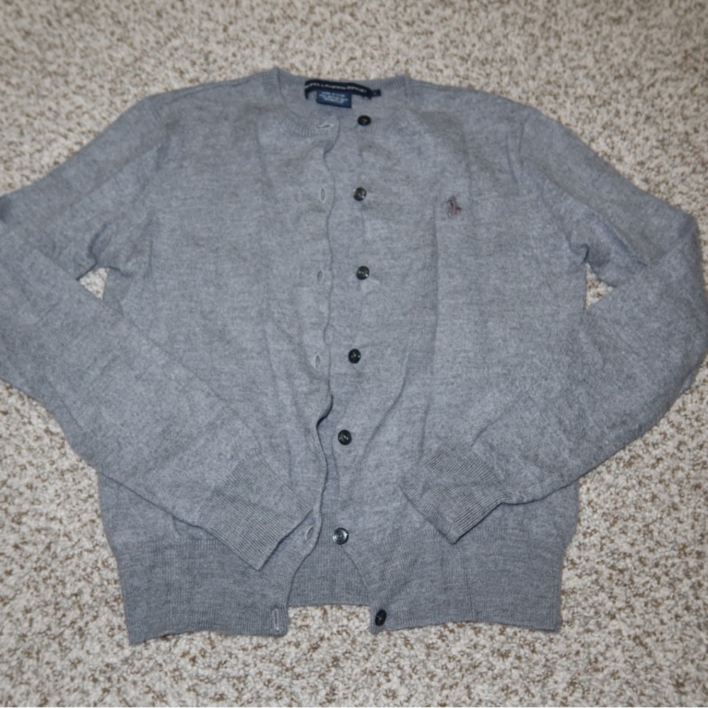 100% merino wool Ralph Lauren Sport cardigan